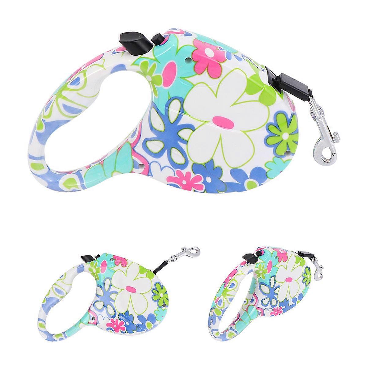 Multi-color Automatic Retractable Pet Leash Walking Cord For Small Medium Dogs 5m Non-slip Grip 1Pcs