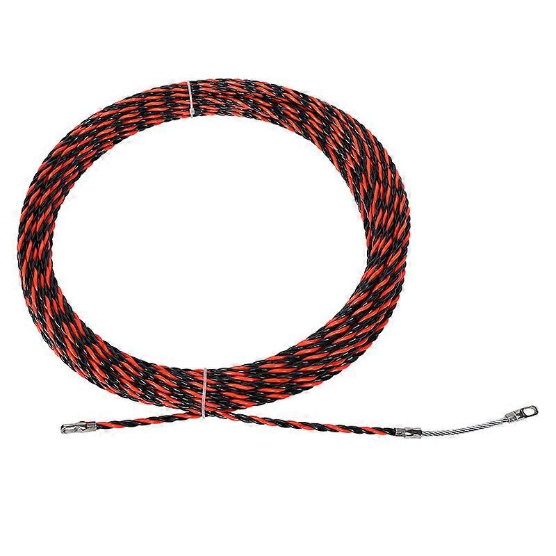 Electric Wire Puller, 5M 5mm, Electric Cable Puller, Flexible Spiral Needle Wire Puller, Electrician Needle Cable Puller, Wire Puller with Guide Head