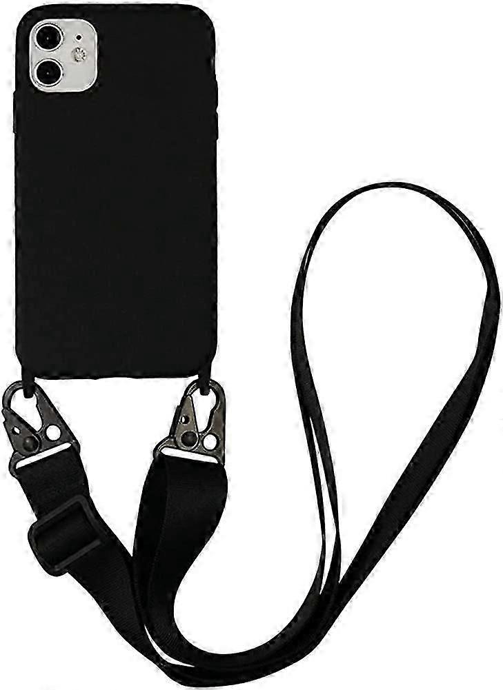 Lanyard Case for iPhone,Soft Silicone Shockproof Protector Case with Adjustable Shoulder Strap Removable Neck Strap