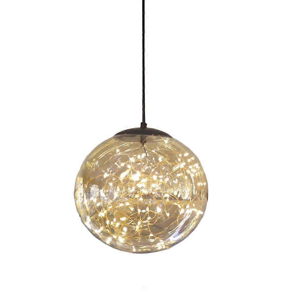 Glass Ball Round Ceiling Lamp