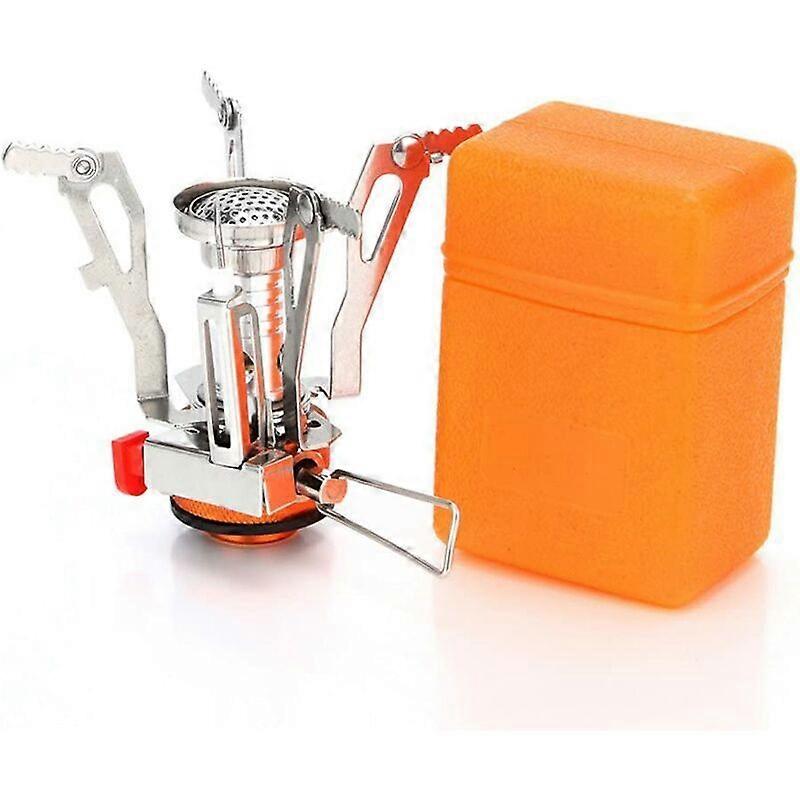 Outdoor Mini Gas Burner Camping Stove Portable Foldable Compact Folding Cooking