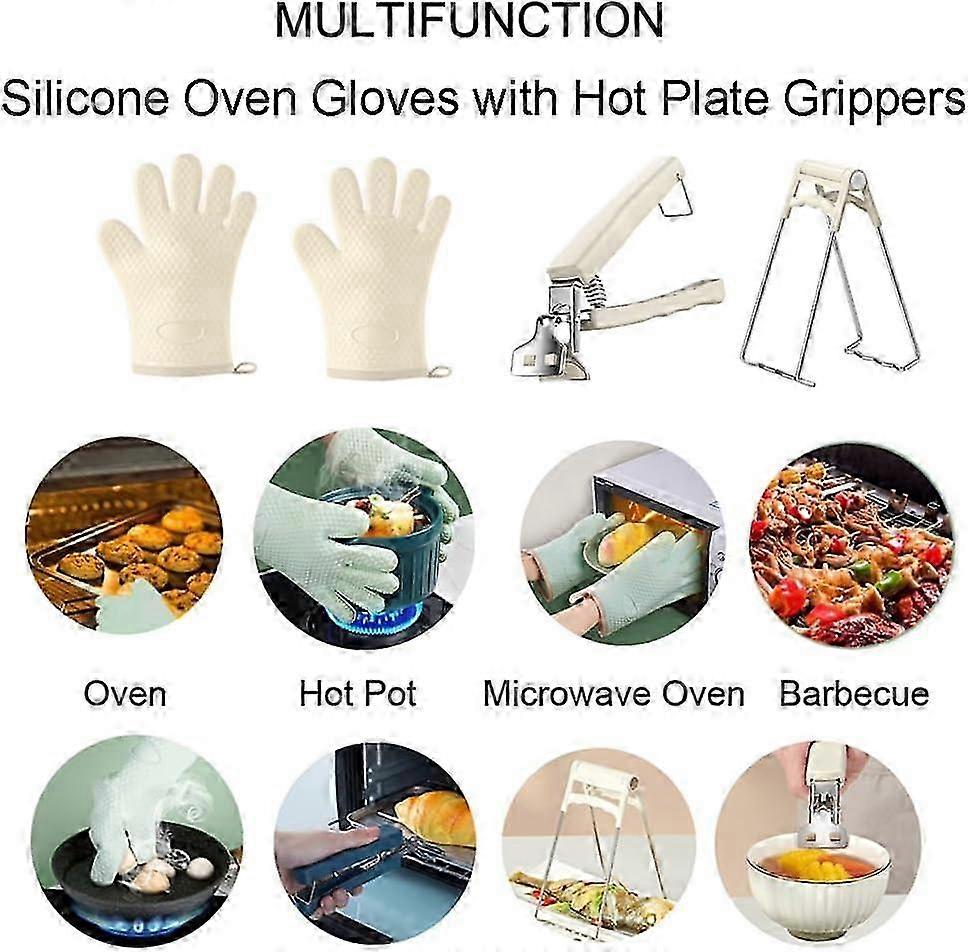 Multi-functional Heat-Insulating Bowl Tongs, Protect Hands for Easy Handling of Hot Bowls 2025