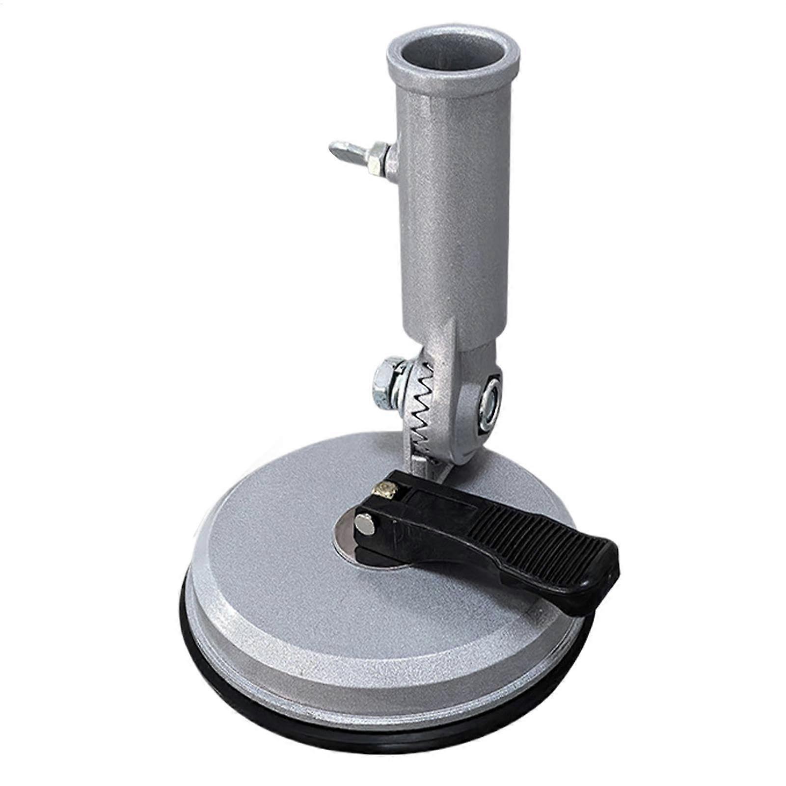 Suction Cup Flag Mount Adjustable Angle Bracket Silver 1 Piece RV Emblem Holder Banner Mount For Trucks Trailers