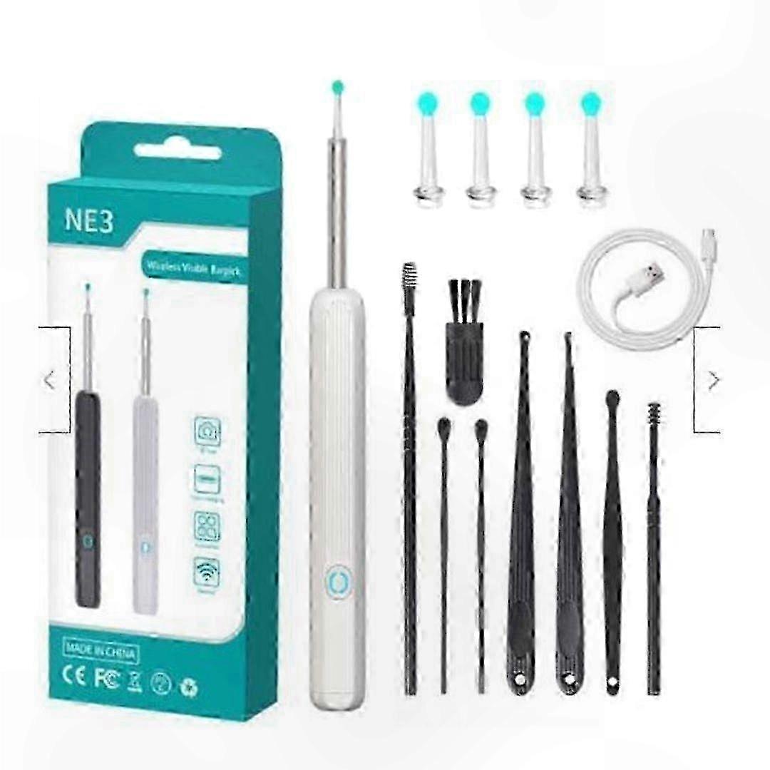 Ear Hygiene Tool, Wax Removal Spoon with Clear Visibility, Accessory for Otoscope and Endoscope