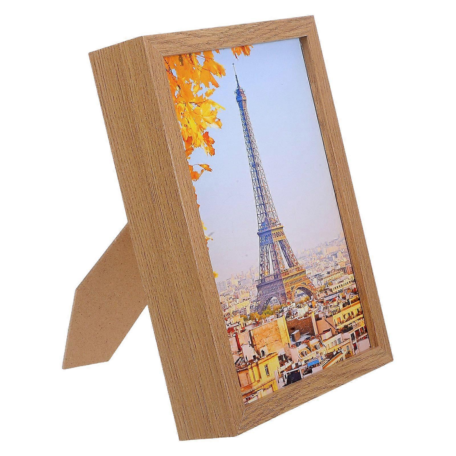 Wooden Picture Frame boxes Photo Frame Hidden Safe Wooden Hidden Storage Frame boxes for Home Office Storage Decorations