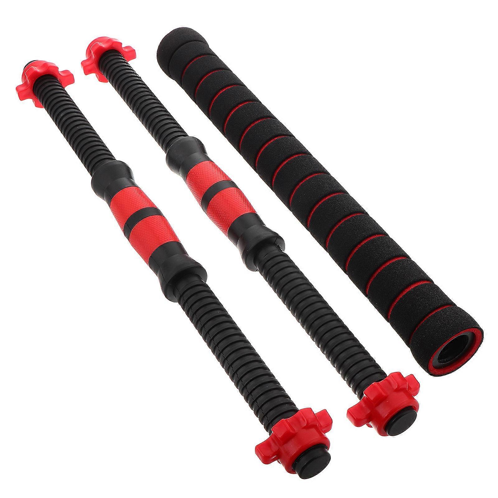 Weight Lifting Dumbbell Bar Connector with Foam Grip for 1Set