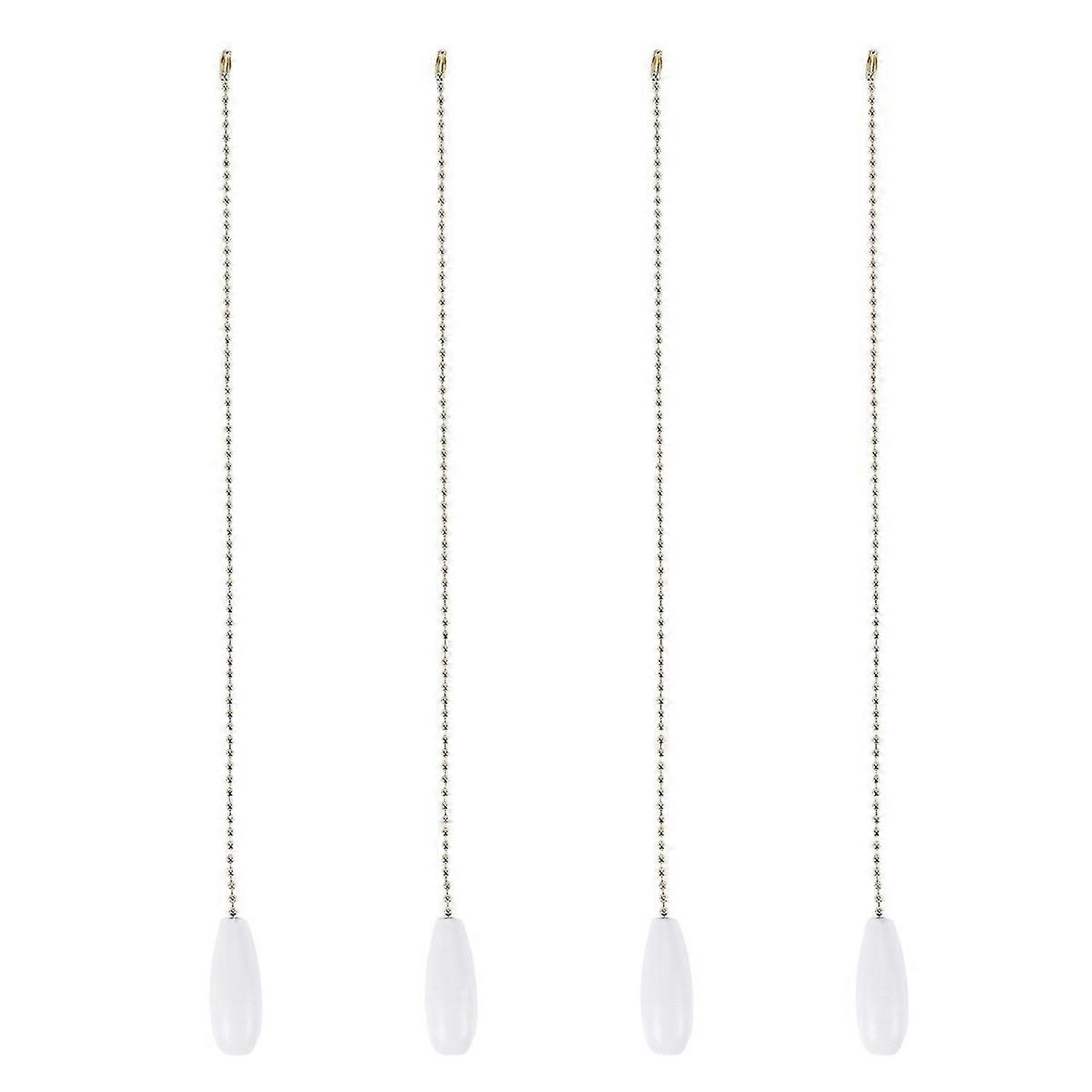 4 Pieces Ceiling Fan Chain Pulls Wooden Extension Pull Chain