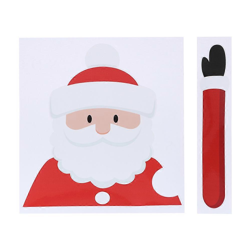 Car Decoration Arm Shape Graphic Stickers Car Windshield Multi Color Waterproof for 2 Sets