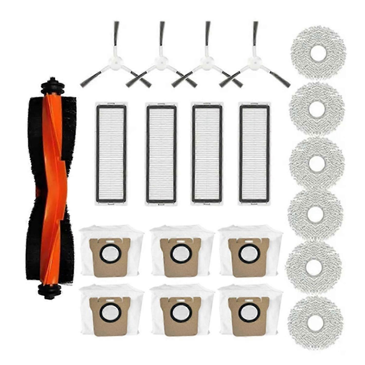 For Robot Vacuum X20+, X10+ / X20 Plus, X10 Plus Spare Parts Main Side Brush Mop Cloth Dust Bag Filt