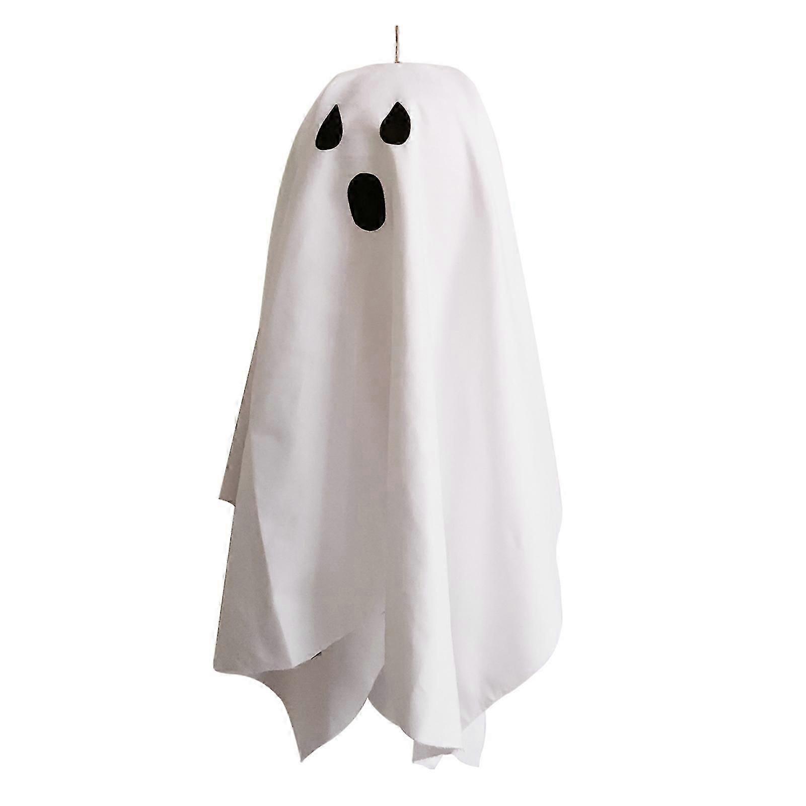 Halloween Hanging Ghost Decoration Outdoor Hanging White Ghost Haunted House Prop for Spooky Halloween Scene Decor