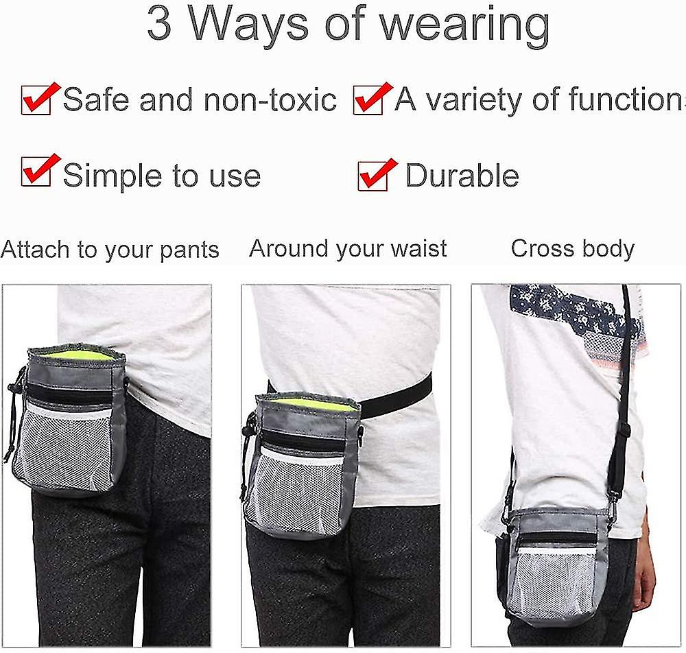 Waterdichte traktatiezak voor honden, Dog Walking Bag, geïntegreerde