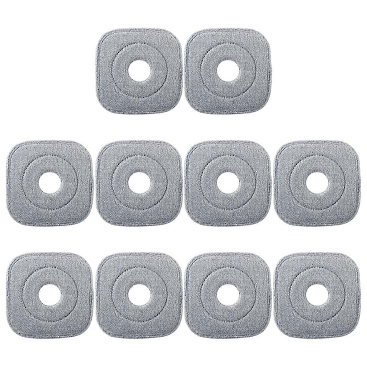 10Pcs Washable Mop Cloth for Mop Squeeze Mop Automatic