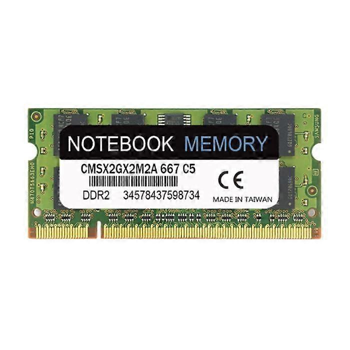 2GB DDR2 667MHz PC2-5300 DDR2 667 (240 Pin) Laptop SODIMM Memory Modules