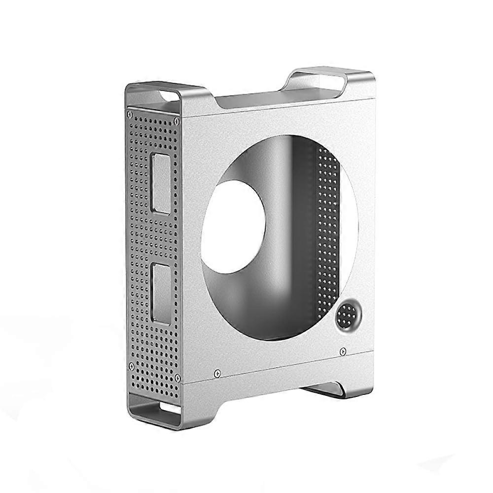 USB C Hub For Mac Mini M4/M4 Pro, M.2 Enclosure, Dock, USB 3.2 Gen2 Ports, SD/TF Card Readers, Aluminum Cooling Stand