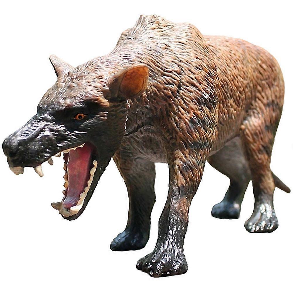 Plastic Wolf Model Simulation Figurines for Kids Cognitive Toy 3Pcs