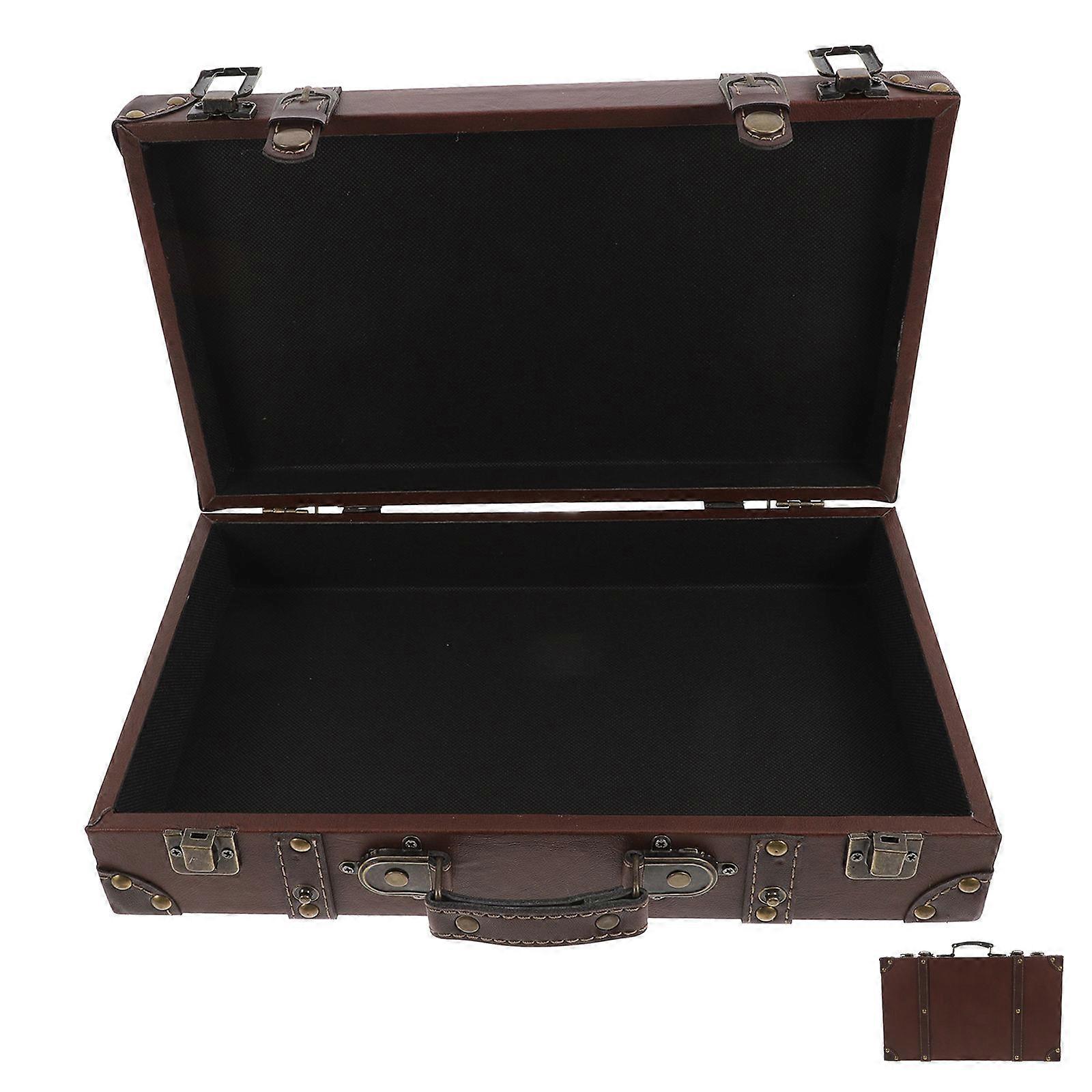 Classic British Style Trunk Luggage for Photo Props 3Pcs