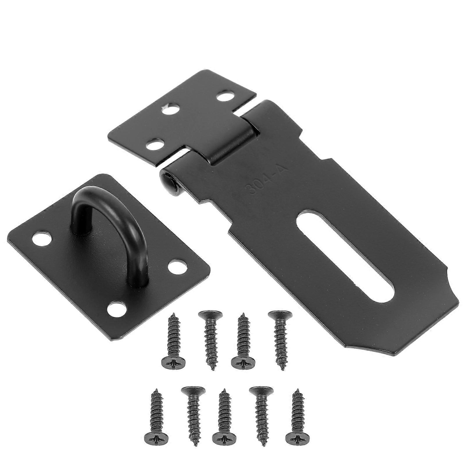 Sturdy Multi-Function Door Lock Convenient Cabinet Lock for Locking 2Sets Black