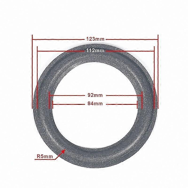 Speaker Foam Surround for Subwoofer Woofer - 4/5/6.5/8/10/12 Inch Circle Rim Replacement