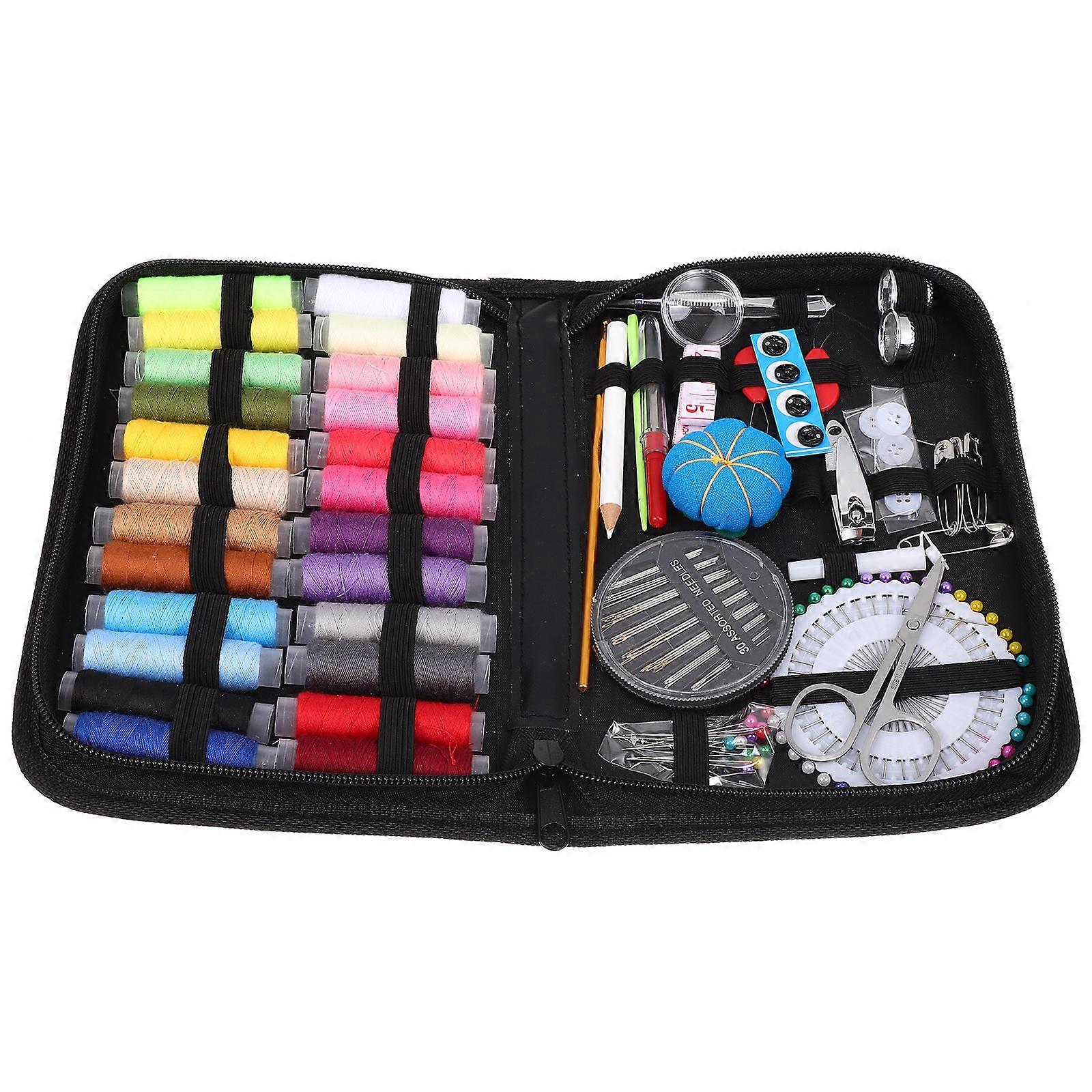 Black Sewing Thread Tools Kit 1Set for Home Sewing Use