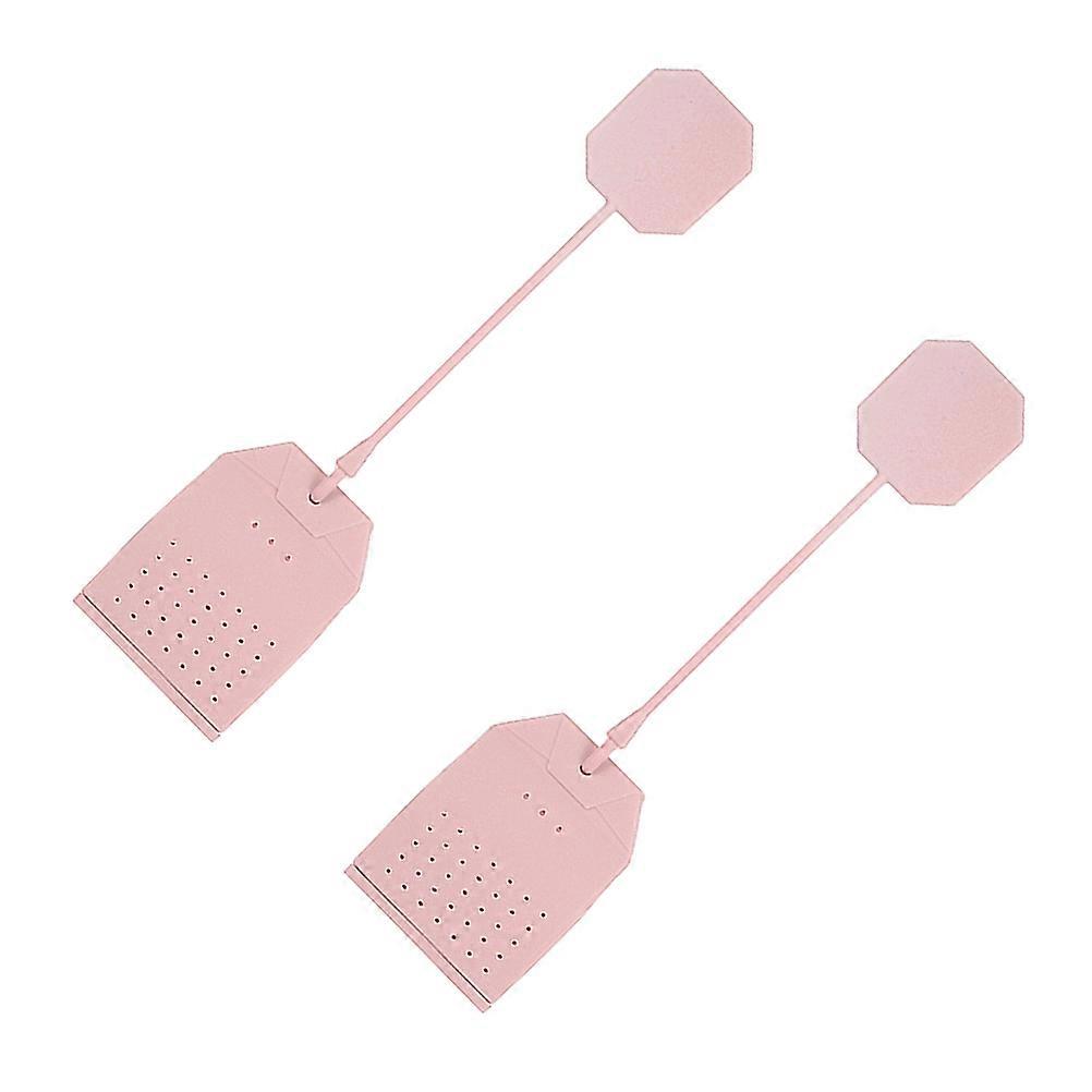 Pink Silicone Tea Infuser for Home Use 4Pcs Tea Leaf Filter