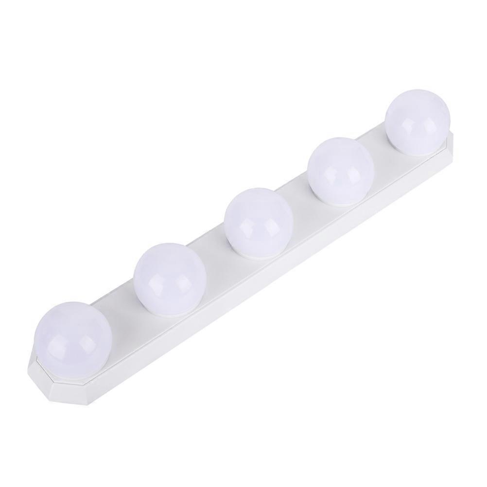 Makeup Lighting Vanity Mirror Led Lights Brightness Adjustable Diy Design Usb Powered Round Shape 13.2x2.2x1.8In 5Pack