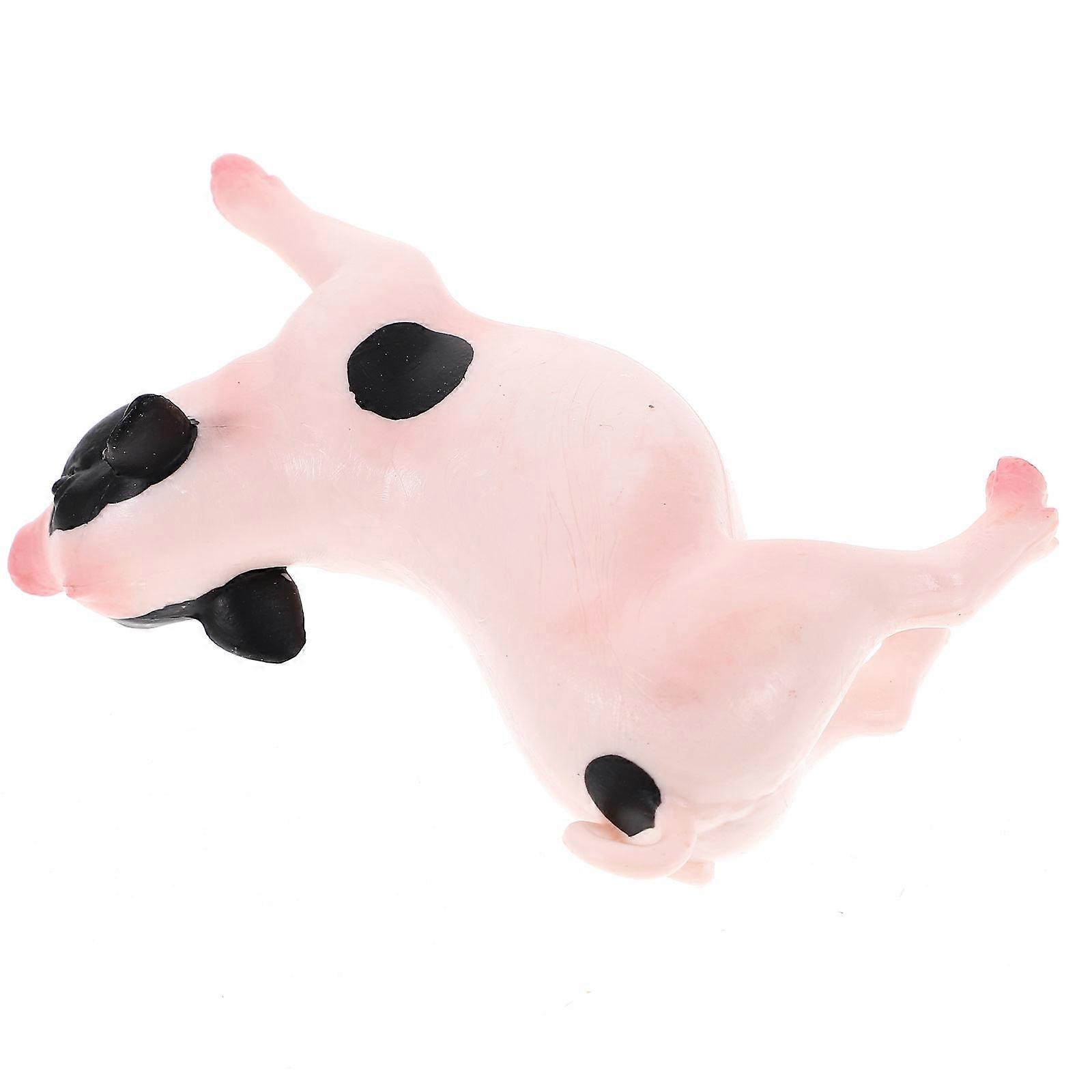 Simulated Pig Model 3Pcs Artificial Pig Decor Ideal For Garden Decoration 9X5.7X2.5CM Plastic Material