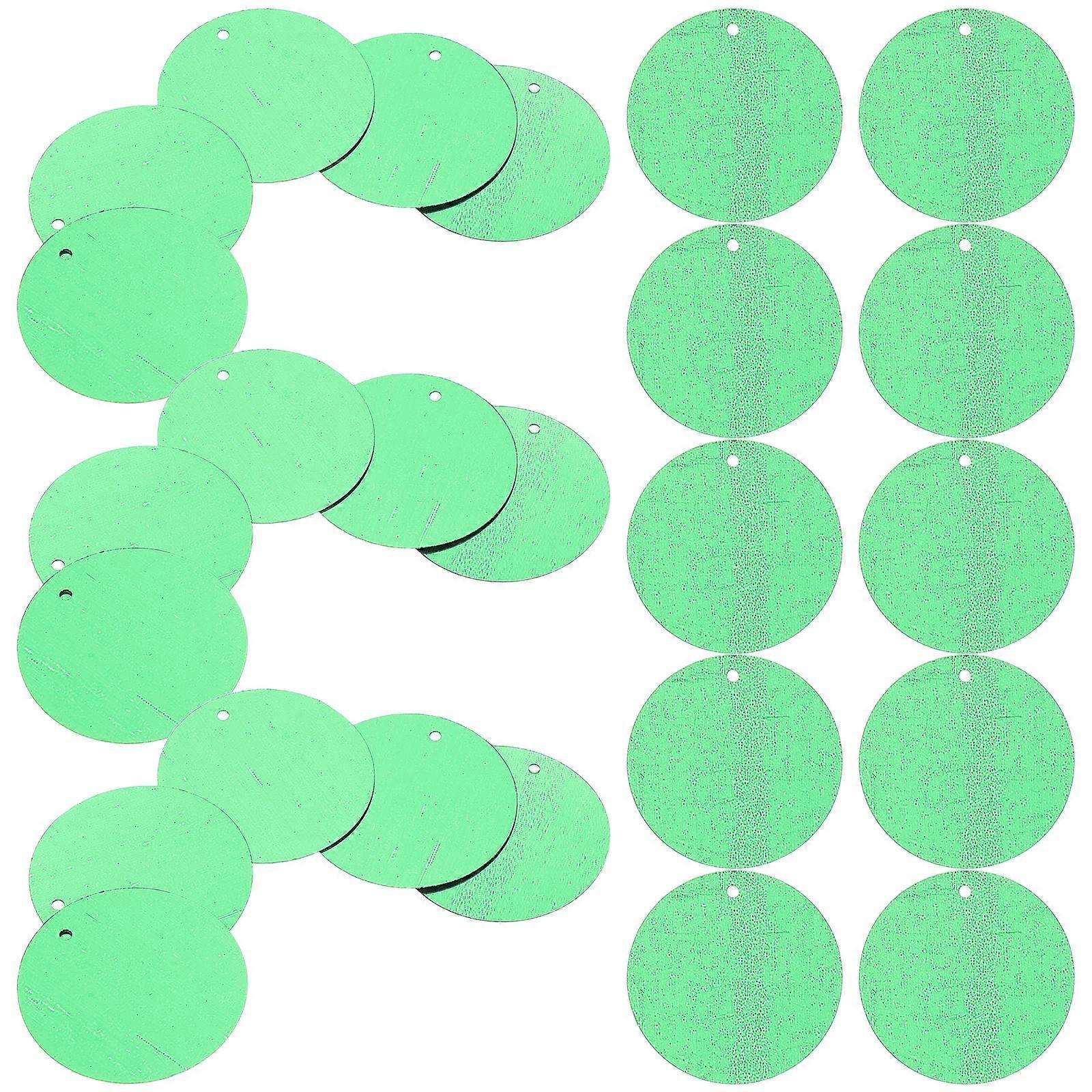 Round Green Sequins for Crafts Flat Sequins with 200Pcs for Embroidery