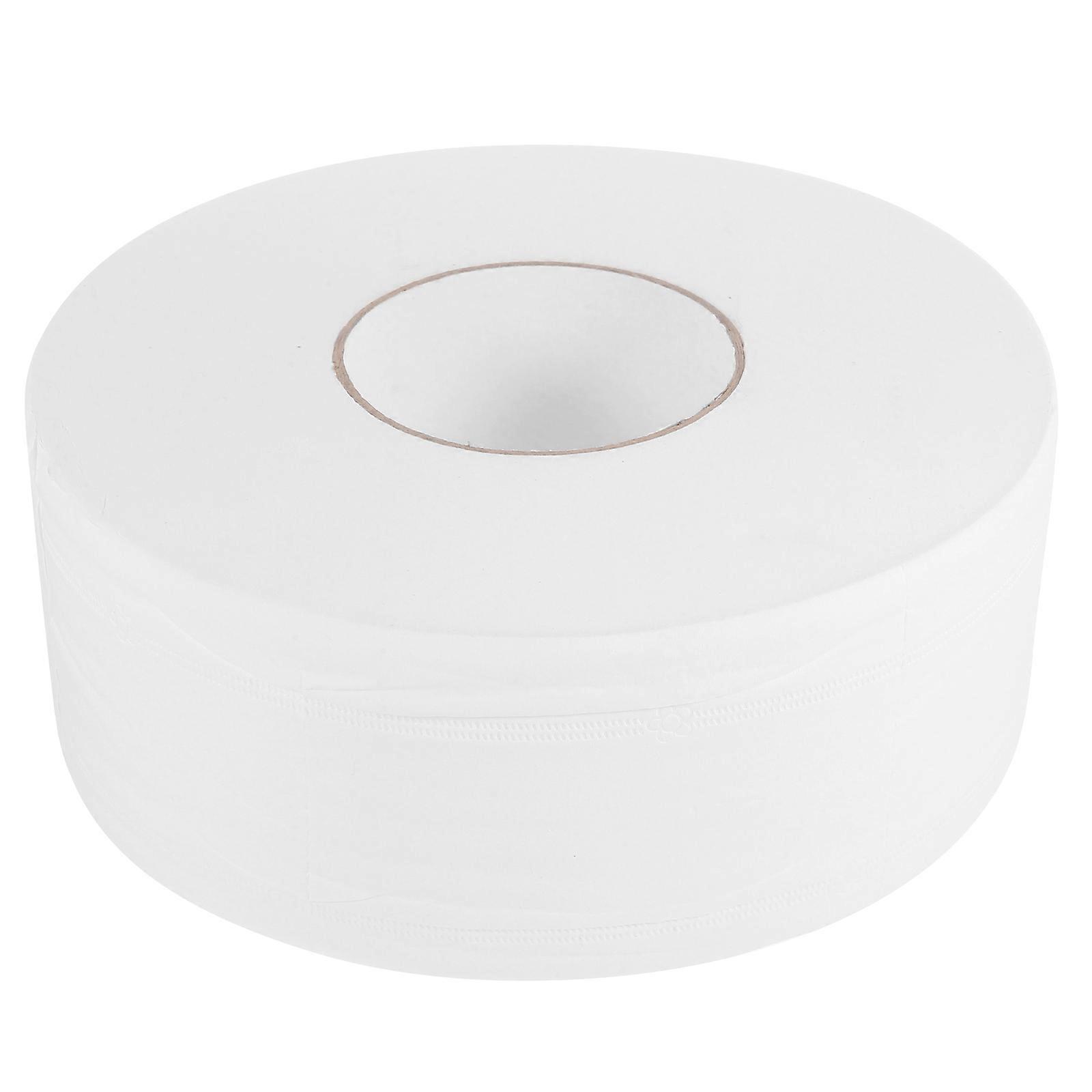 Large Roll Paper Toilet Paper Roll for Daily Use 2Pcs White for Office and Home