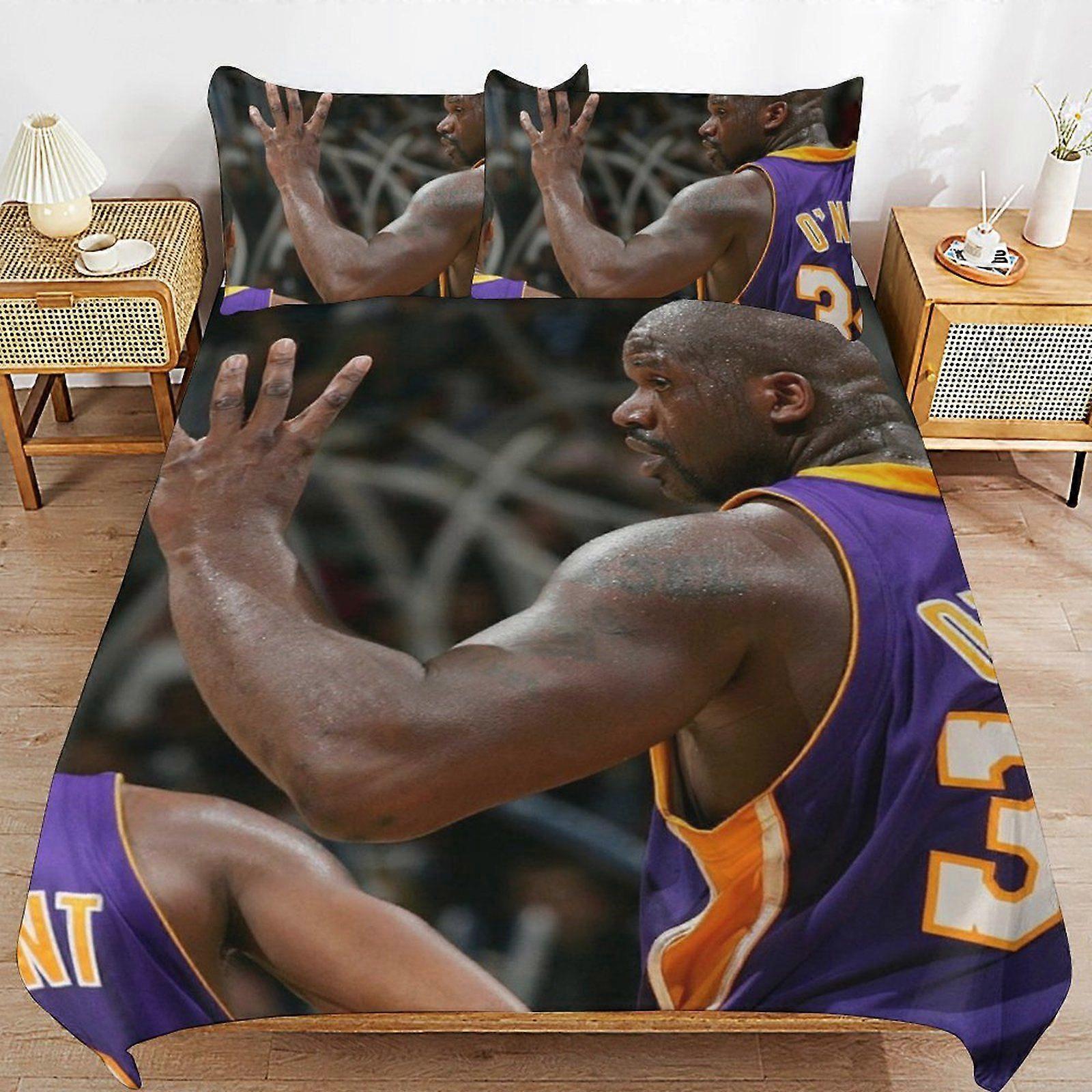 S130 Shaquille O'Neal Complete Bed Solution Long Thread Use Durable Zip Soft Touch Duvet Cover Sets Practicality A130