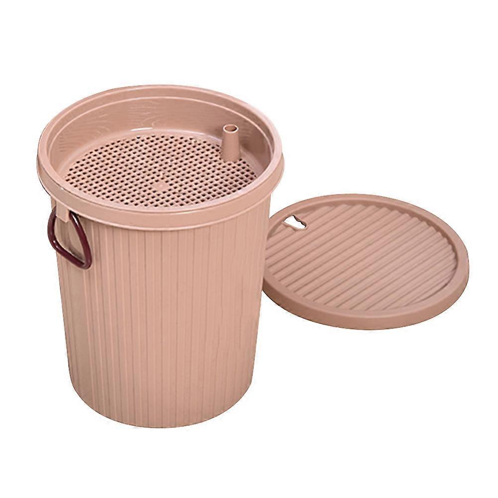 Tea Dregs Bucket Plastic Tea Residue Bucket for Home Use