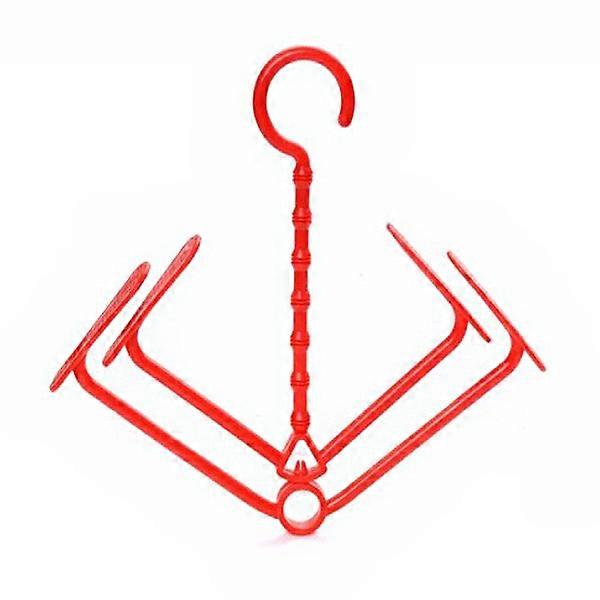 Plastic Hanging Shoe Rack 2Pcs For Household Users With Small When Folded And Simple Design