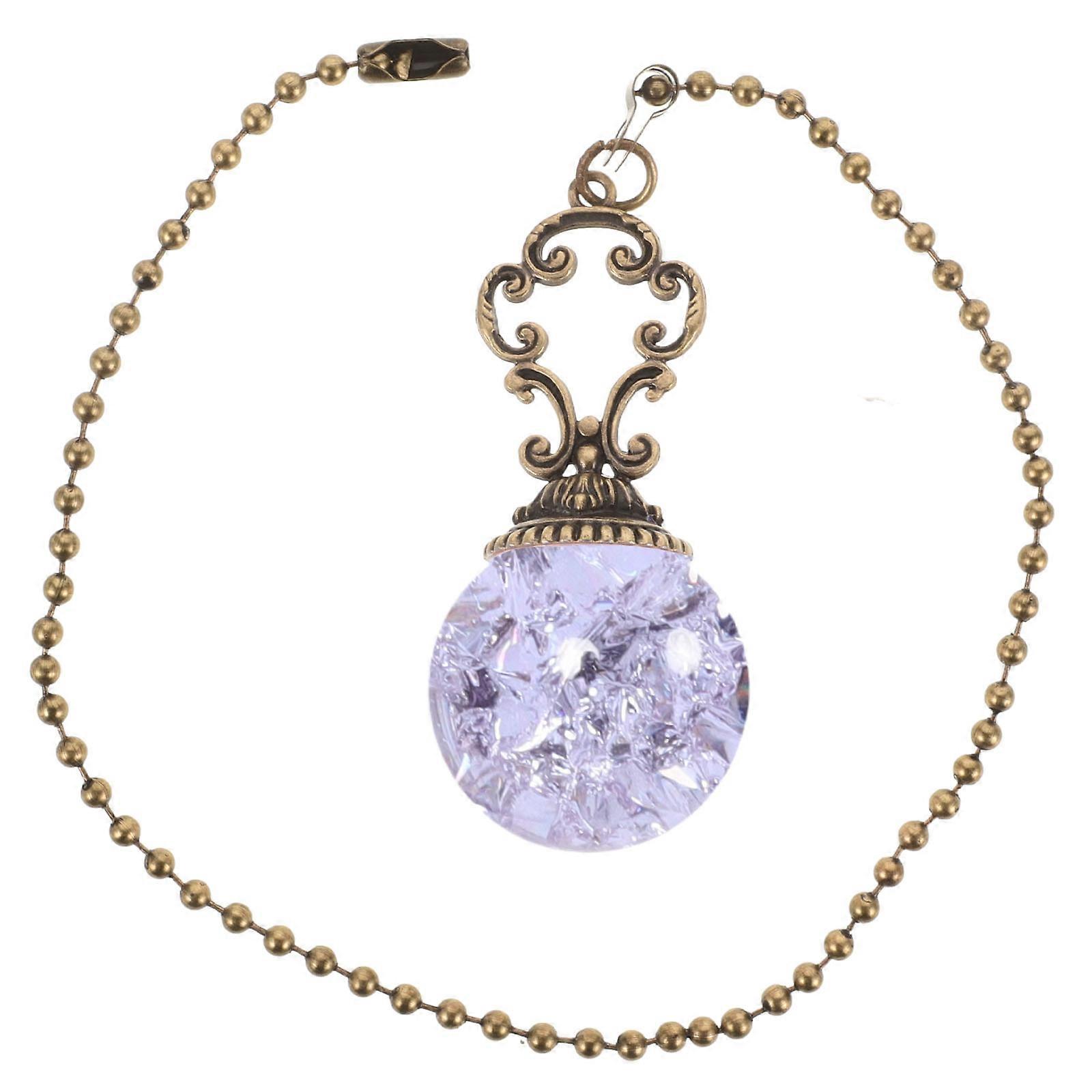 Fan Chain Extender Pull Chain 4Pcs Ceiling Light Lavender Convenient Installation