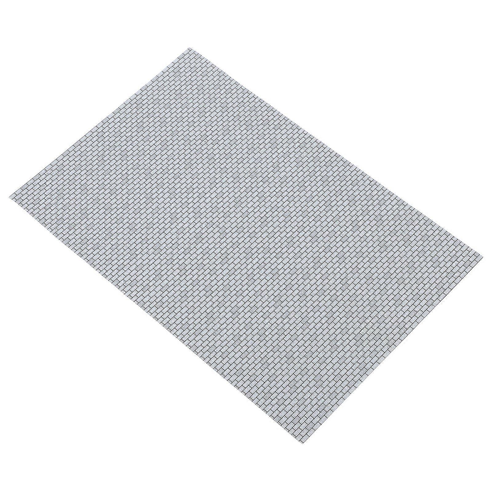 Grey Miniature Wall Bricks for DIY Miniature Simulation 2Pcs Building Supplies