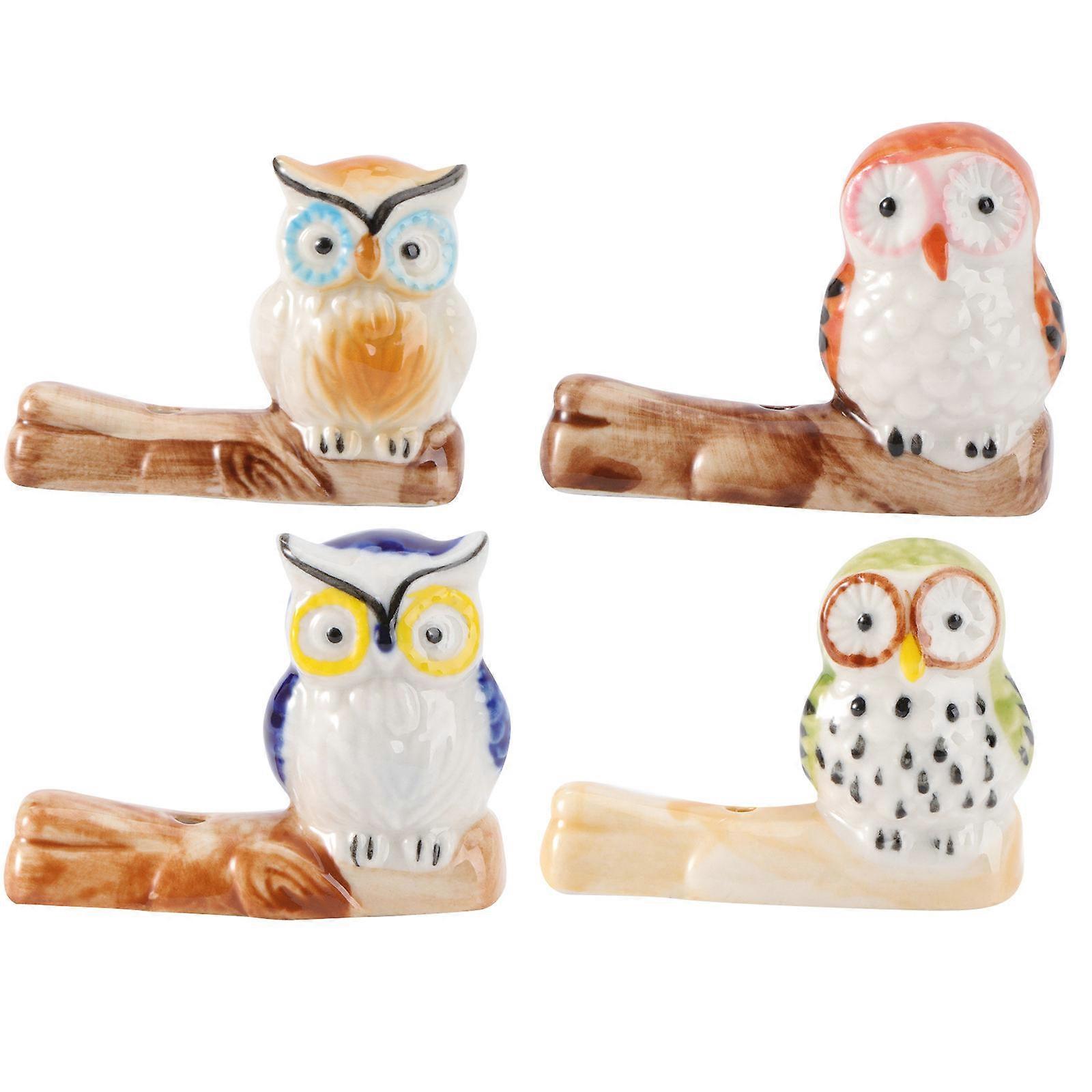 Owl Pattern Incense Holder Incense Burner for Decoration 12Pcs