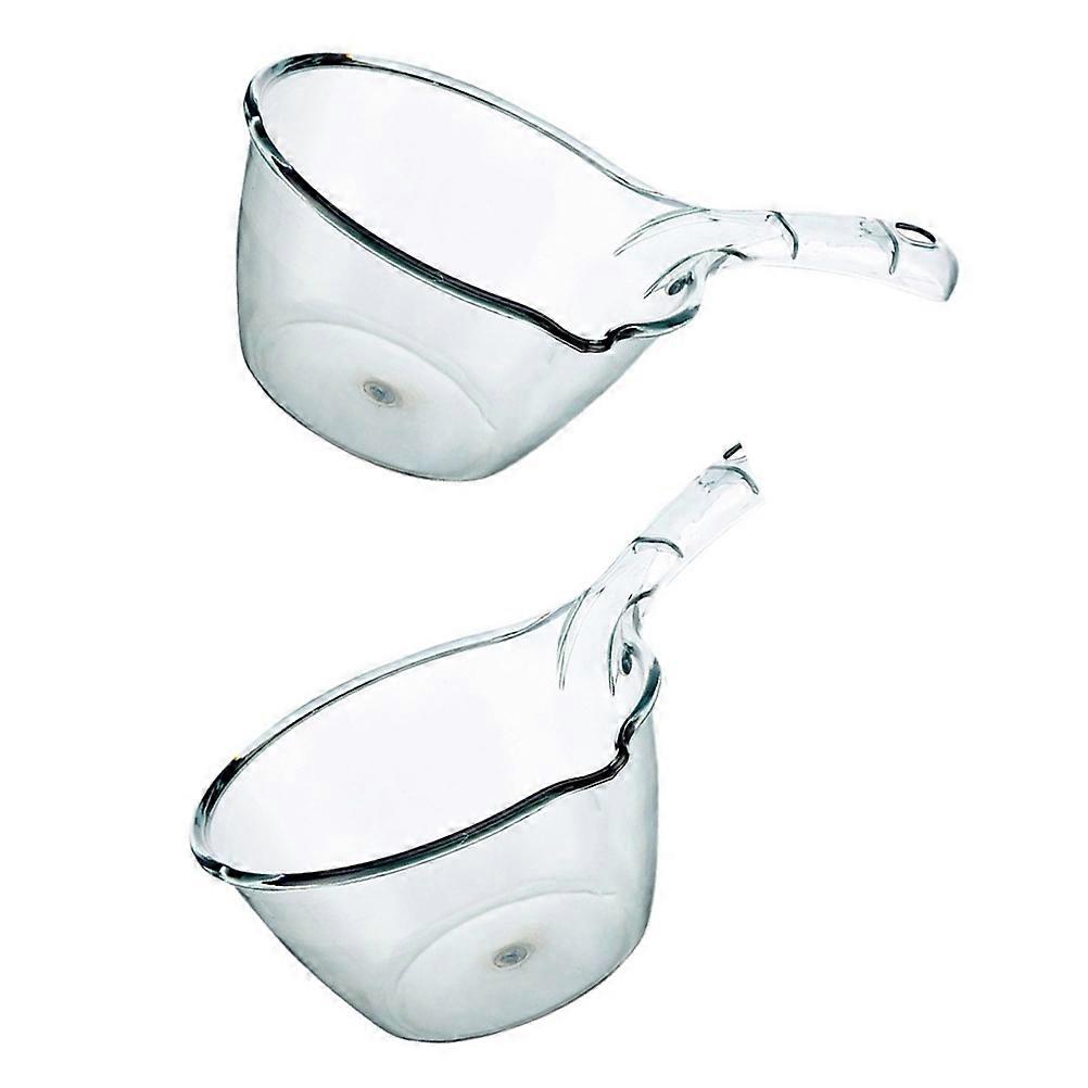 Plastic Water Ladles for Kitchen Use 2Pcs Multipurpose Water Scoops