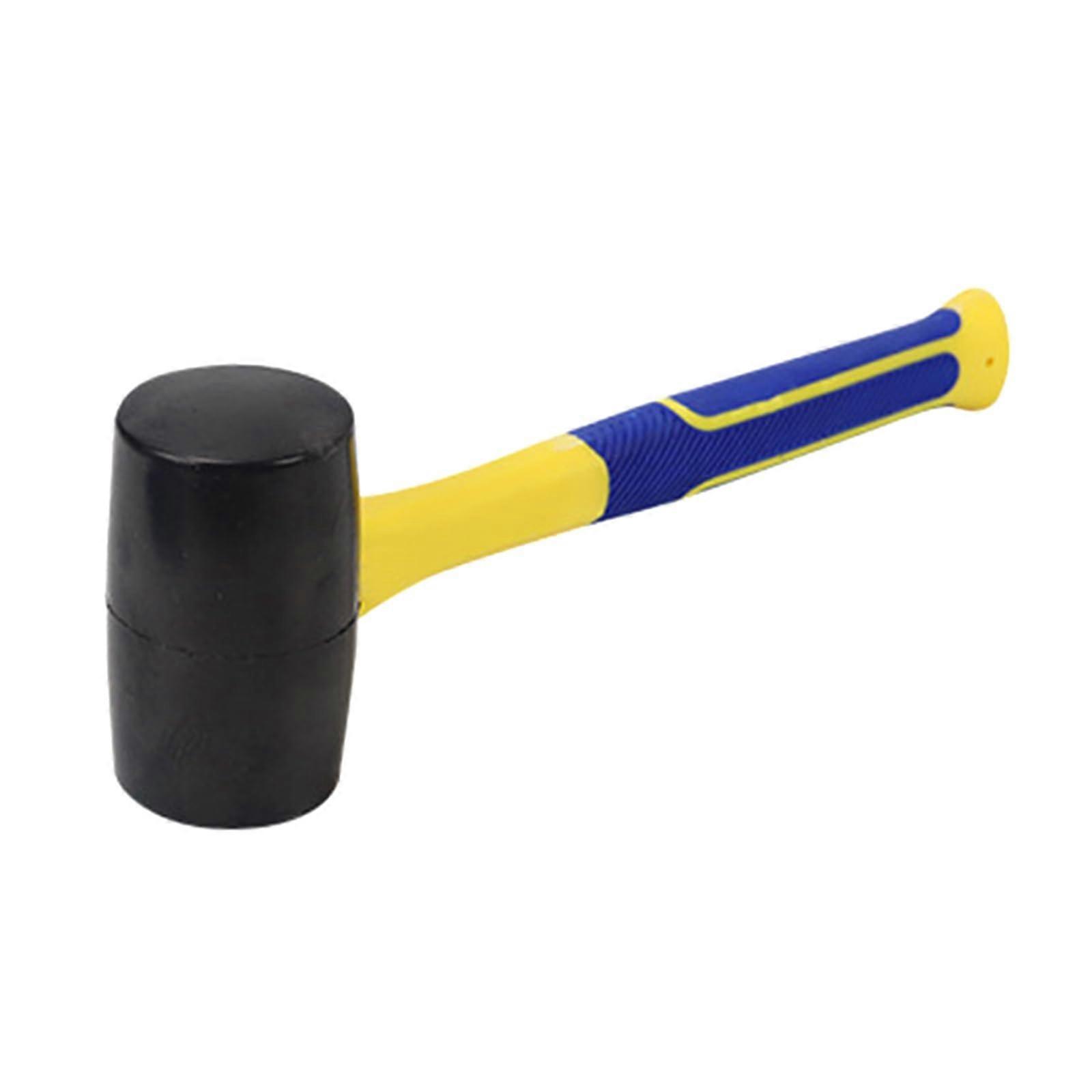 Lightweight Rubber Hammer  Soft Head, Ergonomic Grip For Tile Installation, Cabinet Assembly, PostInstallation Repairs