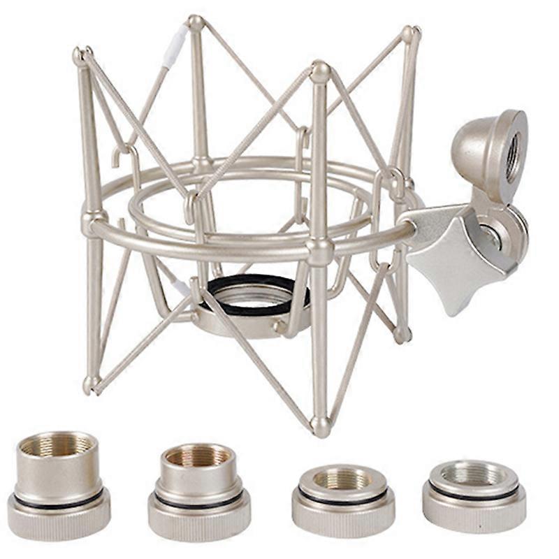 Microphone Shock Mount Adjustable Mount (Champagne Gold)