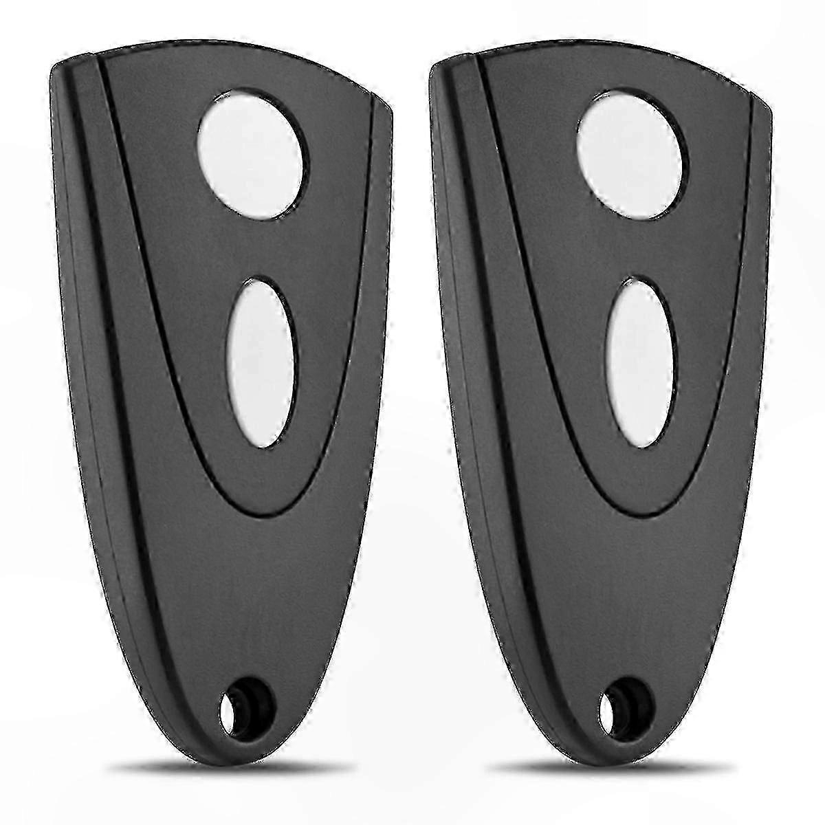 White Key 433MHz Garage Door Opener Remote Control (2-Pack) for Various Systems