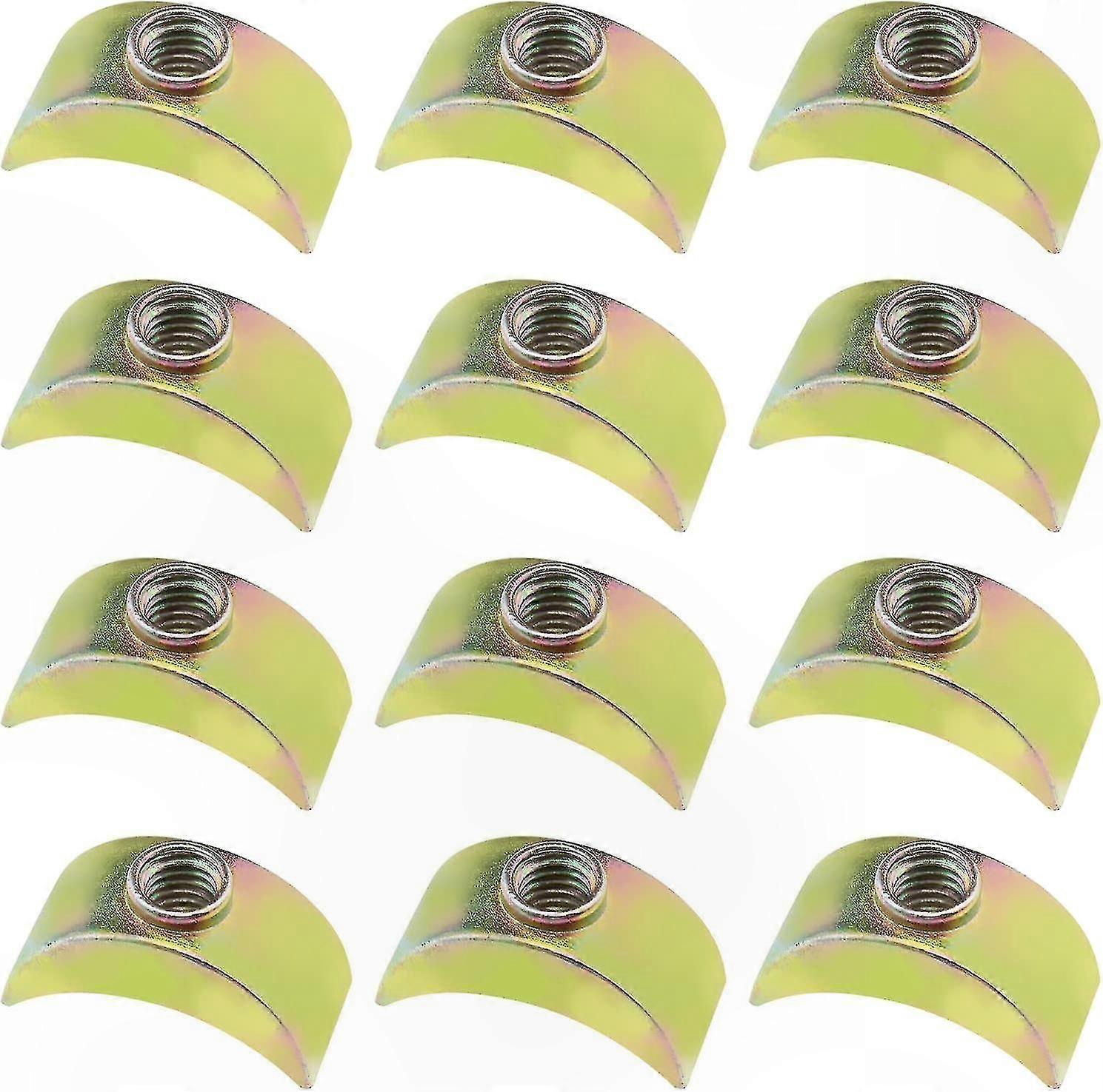 Half Moon Nuts Sp  Washers for Furniture Assembly - 40 Pack Connectors for Beds & Frames