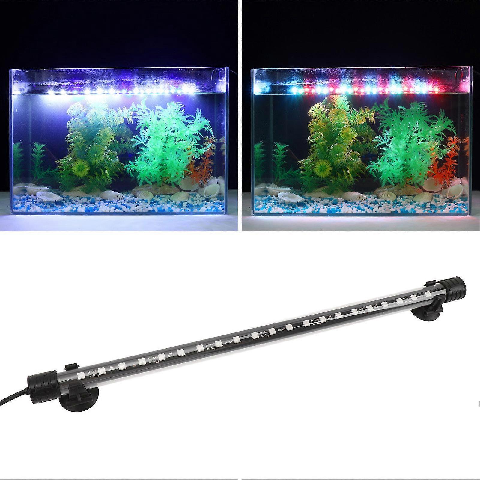 LED Aquarium Light 38CM High Brightness Remote Control US Plug