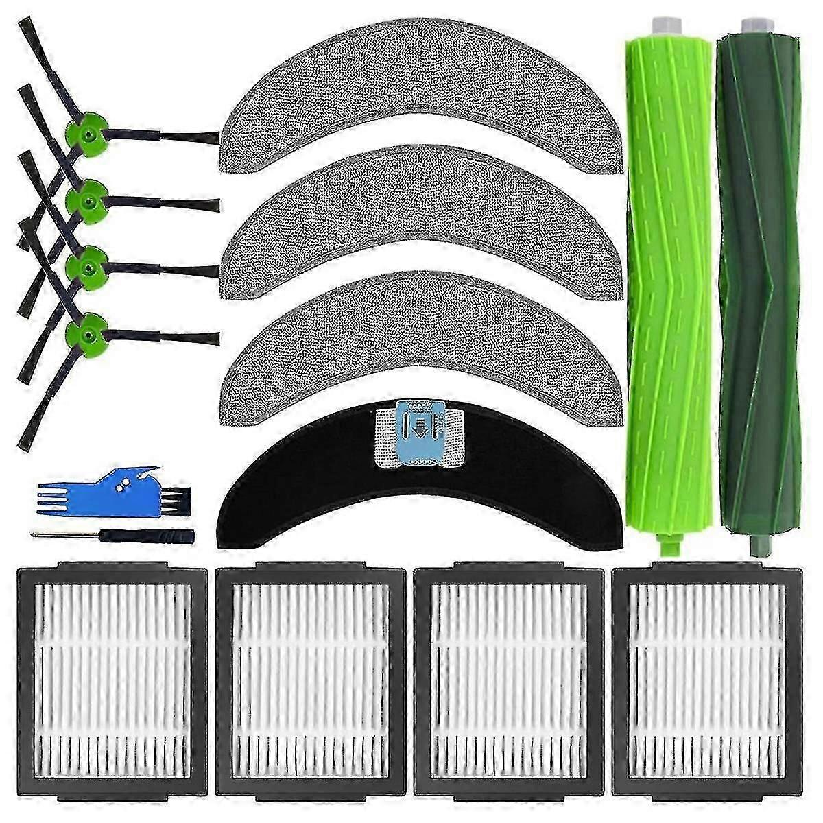 Replacement Parts Accessories For Combo J7+ / J7 Plus Robot Vacuum Cleaner Main Side Brushes Filters Mops-B7