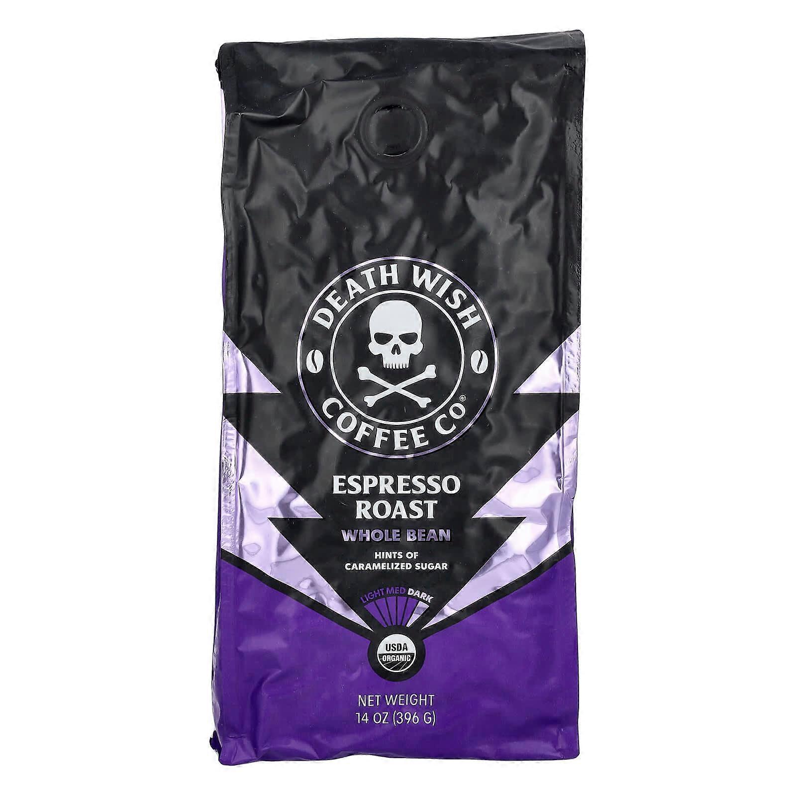 Dark, Whole Bean, Espresso Roast, 14 oz (396 g)
