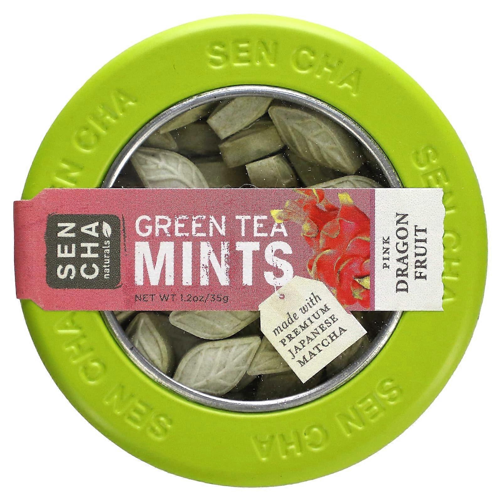 Green Tea Mints, Pink Dragon Fruit, 1.2 oz (35 g)