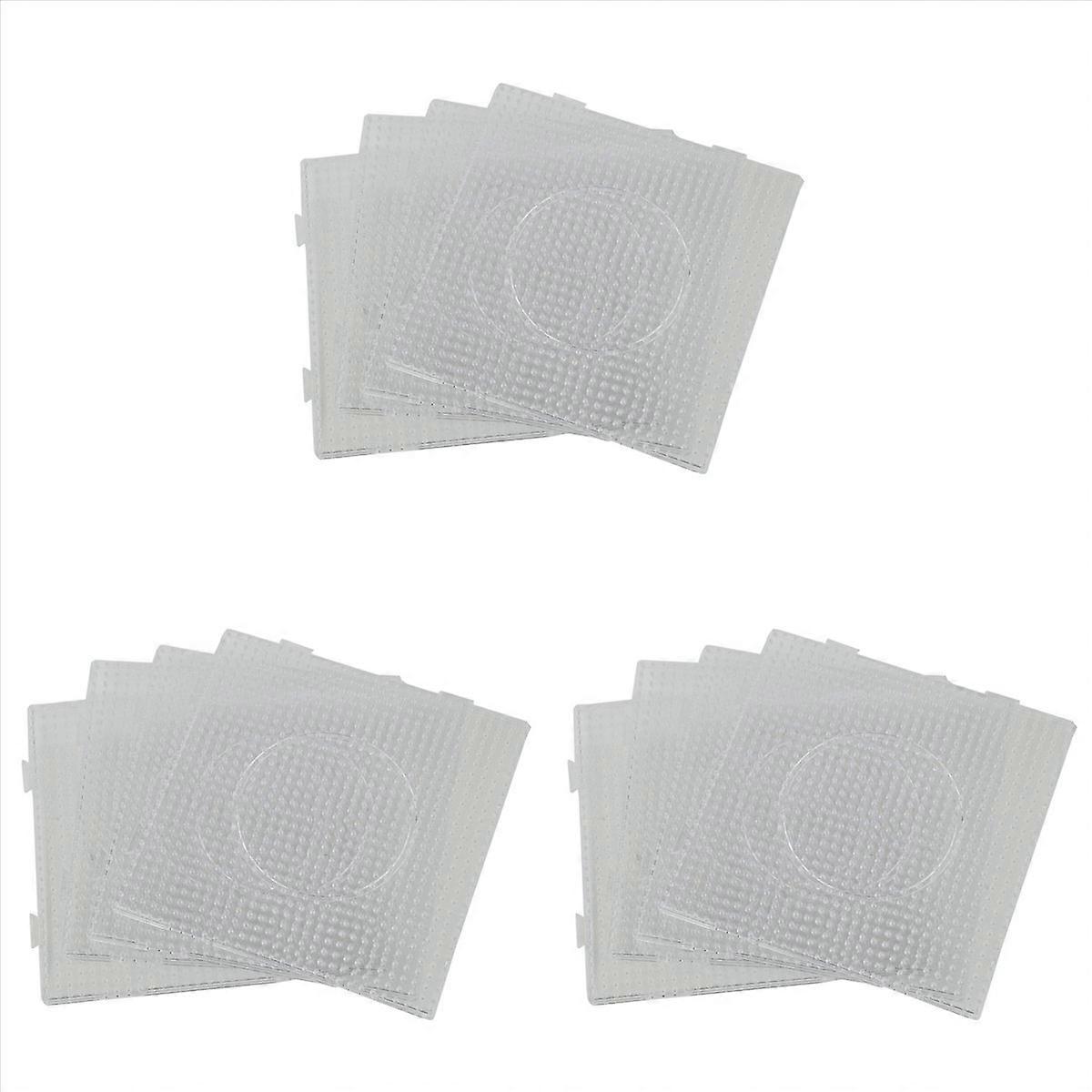 4x Clear 145x145mm Square Large Pegboards Board Fuse Bead