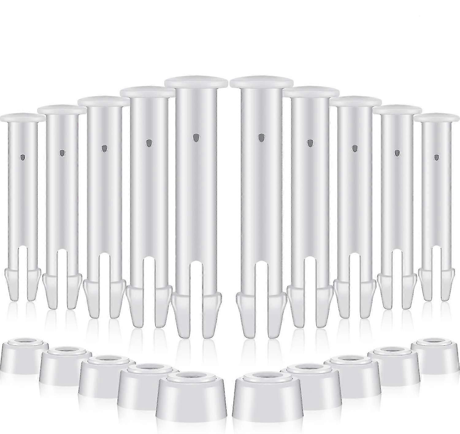 12 Pack Plastic Pool Seal Pins & Rubber Seals, For Intex 4.5m-7.1m Above Ground Pools, 28270-28272 Series