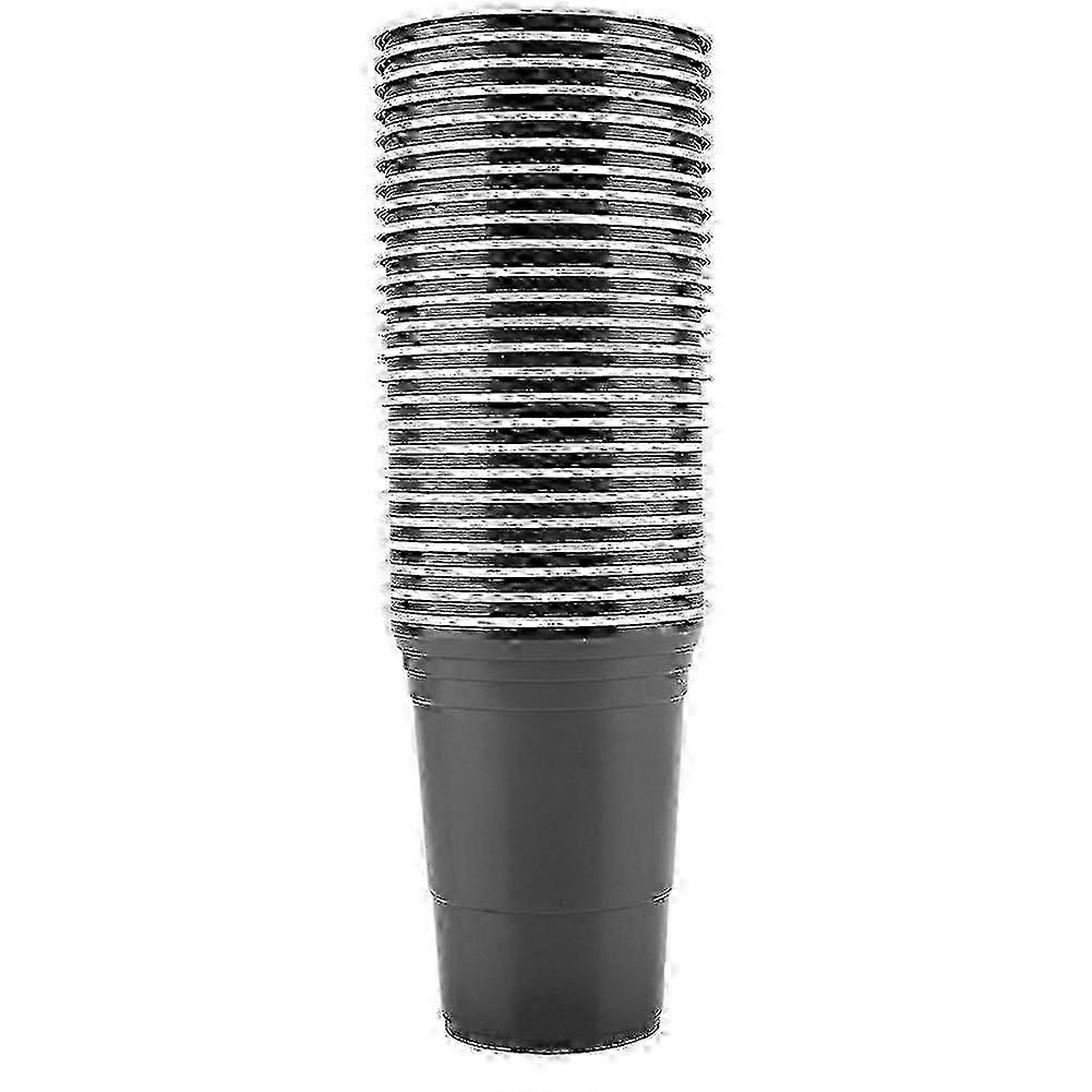 Beer Pong Set Beer Pong Drinking Game Set Beer Pong Cups-25 Cups(Black) hwy