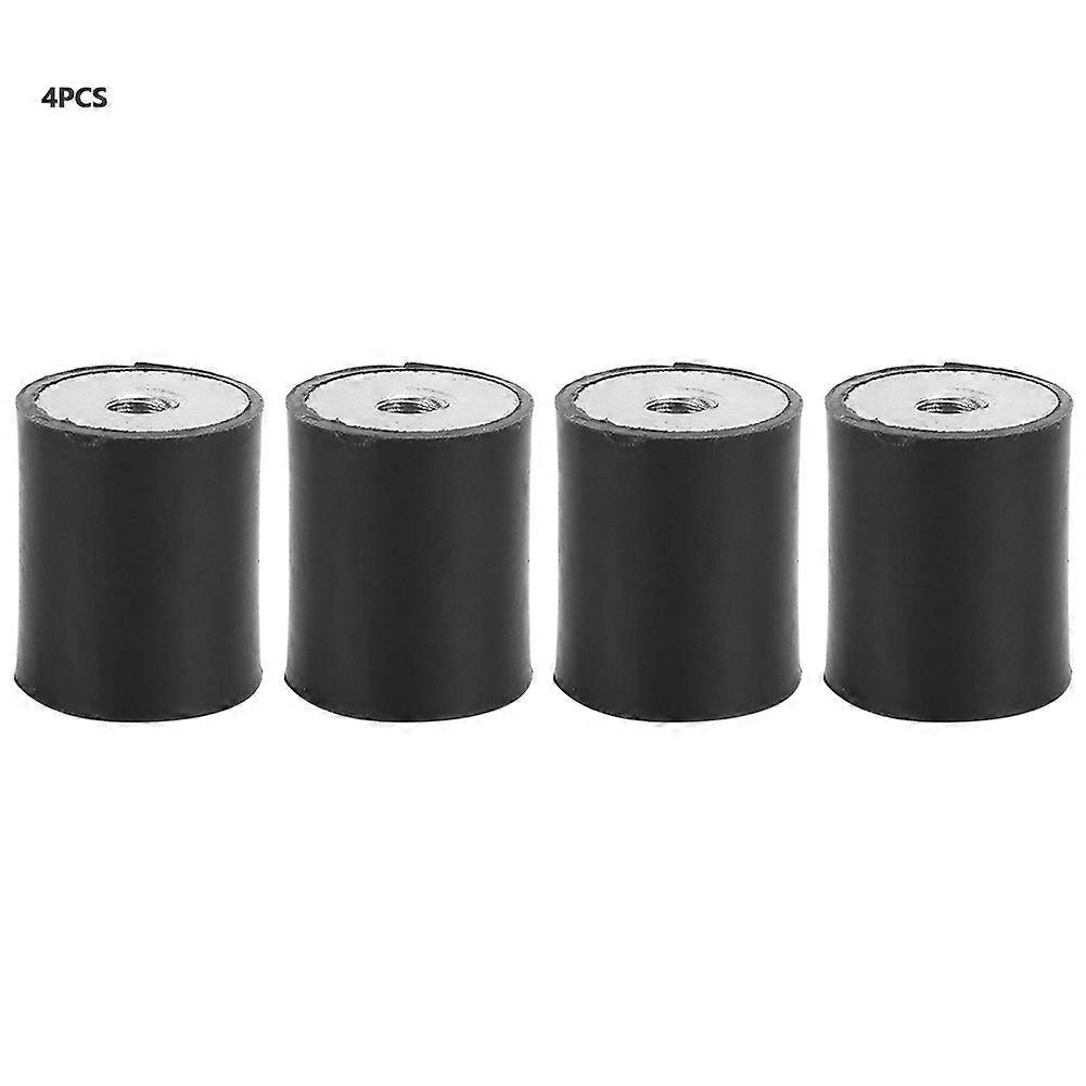 4 Pcs Non toxic Rubber Anti vibration Mount Bobbin Isolator Damper(DD20*25 M6)