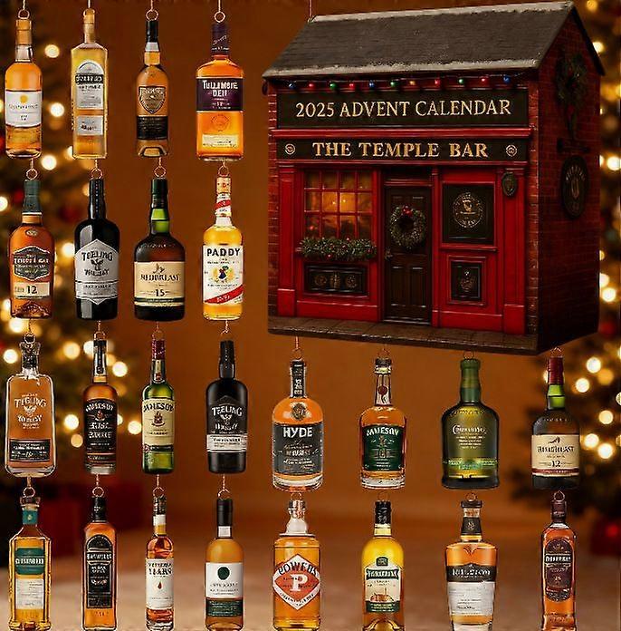 2025 Berlin Tavern Whisky Advent Calendar Blind Box Χριστουγεννιάτικο Δέντρο Διακόσμηση Ακρυλικό Στολίδι