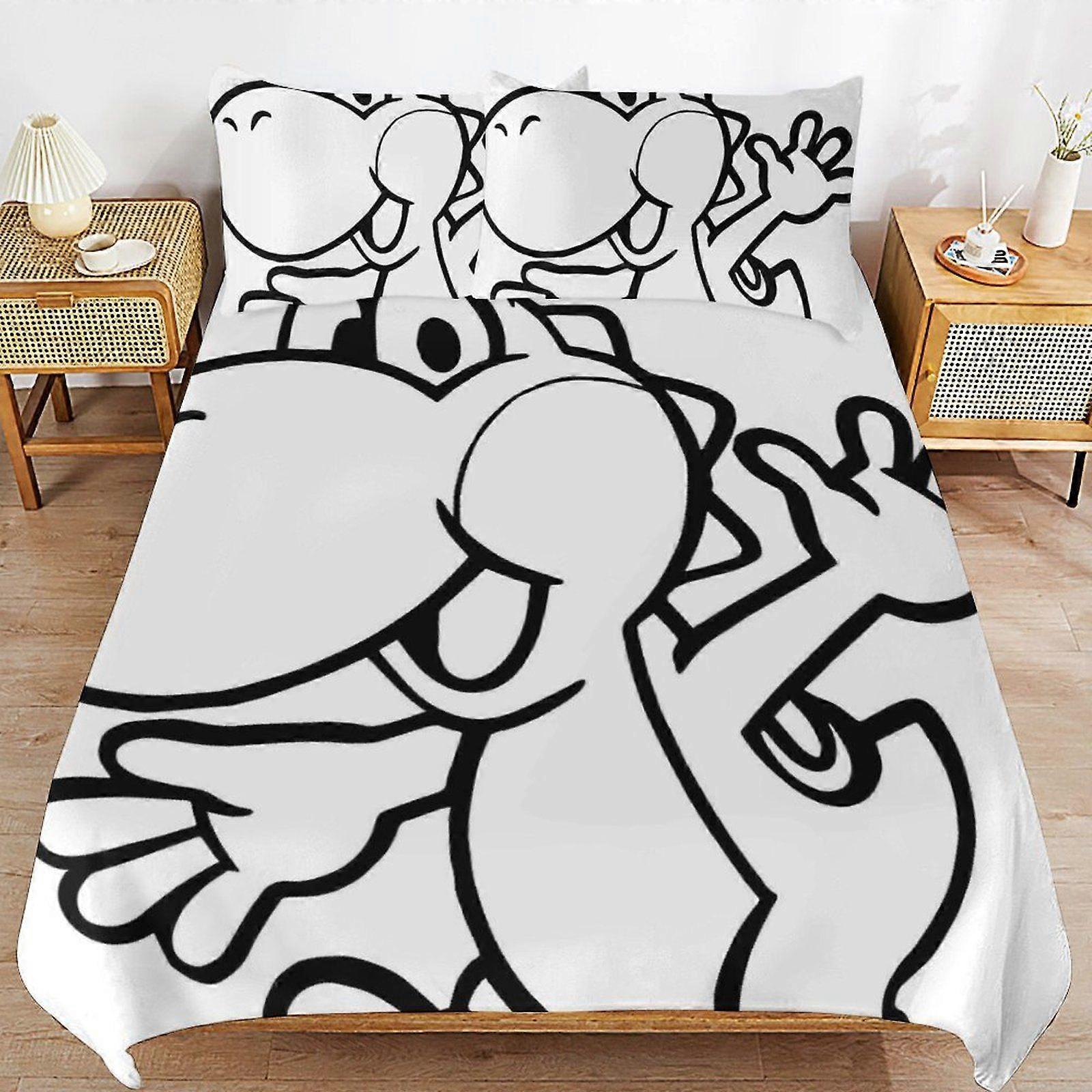 W473 Yoshi Luxury Handling Daily Rest Machine Friendly Touch Durable Zip Duvet Cover Sets Performance M473