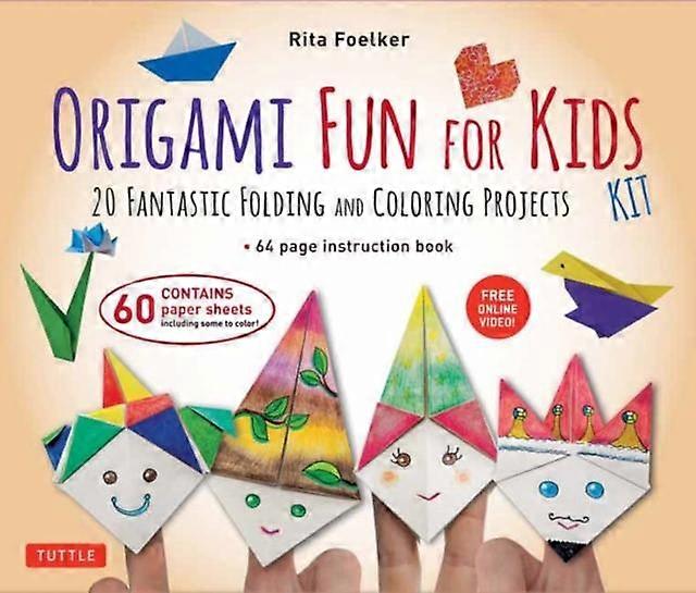 Origami Fun For Kids Kit by Rita Foelker Multiplecomponent retail product Book